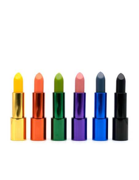 Barra labios cambiacolor PH sensible Morado (tono rosa ciclamen brillante) Lepo